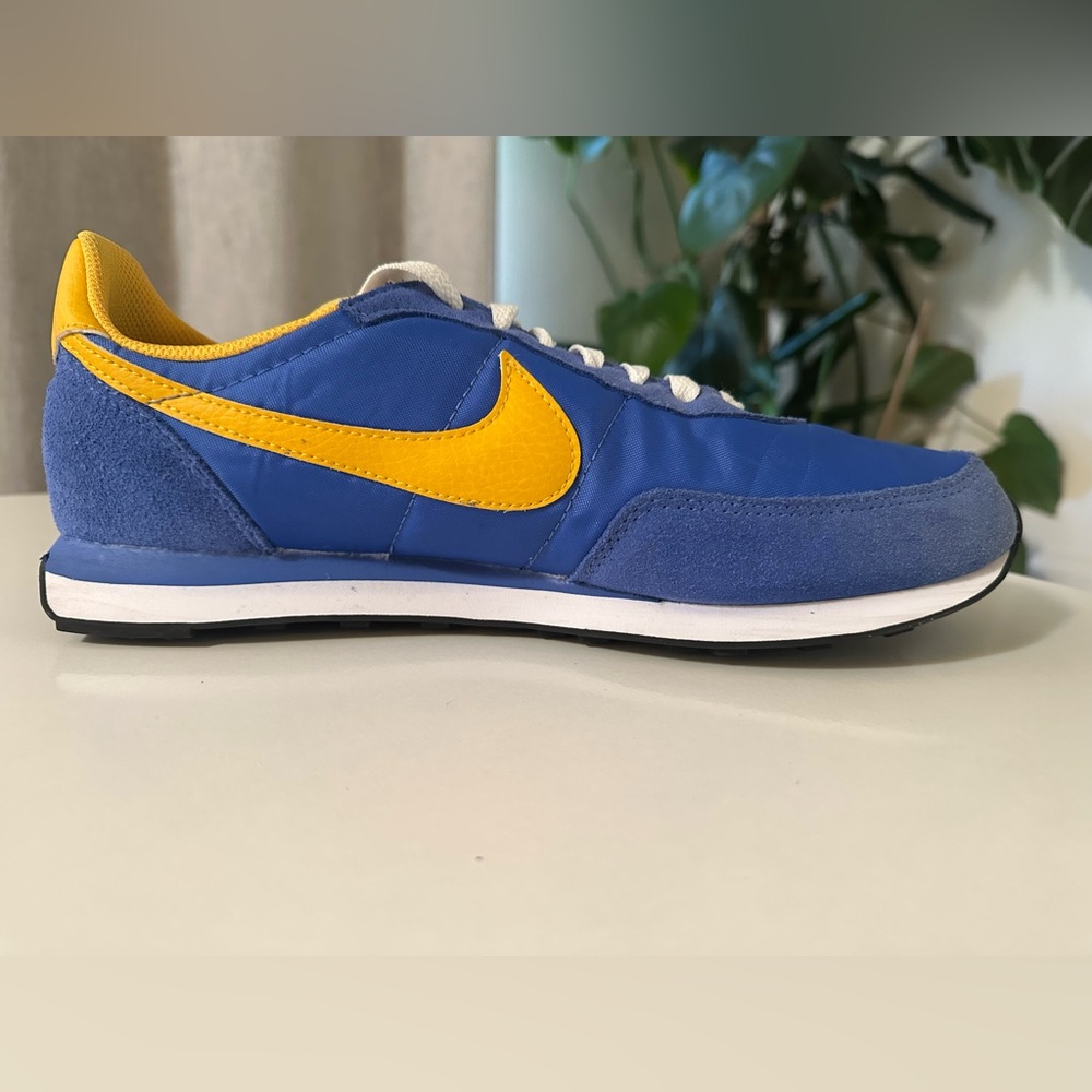 Nike Mens Waffle Trainer 2 DH1349-402 Blue/University Yellow in Size US 10.5 - Picture 6 of 10